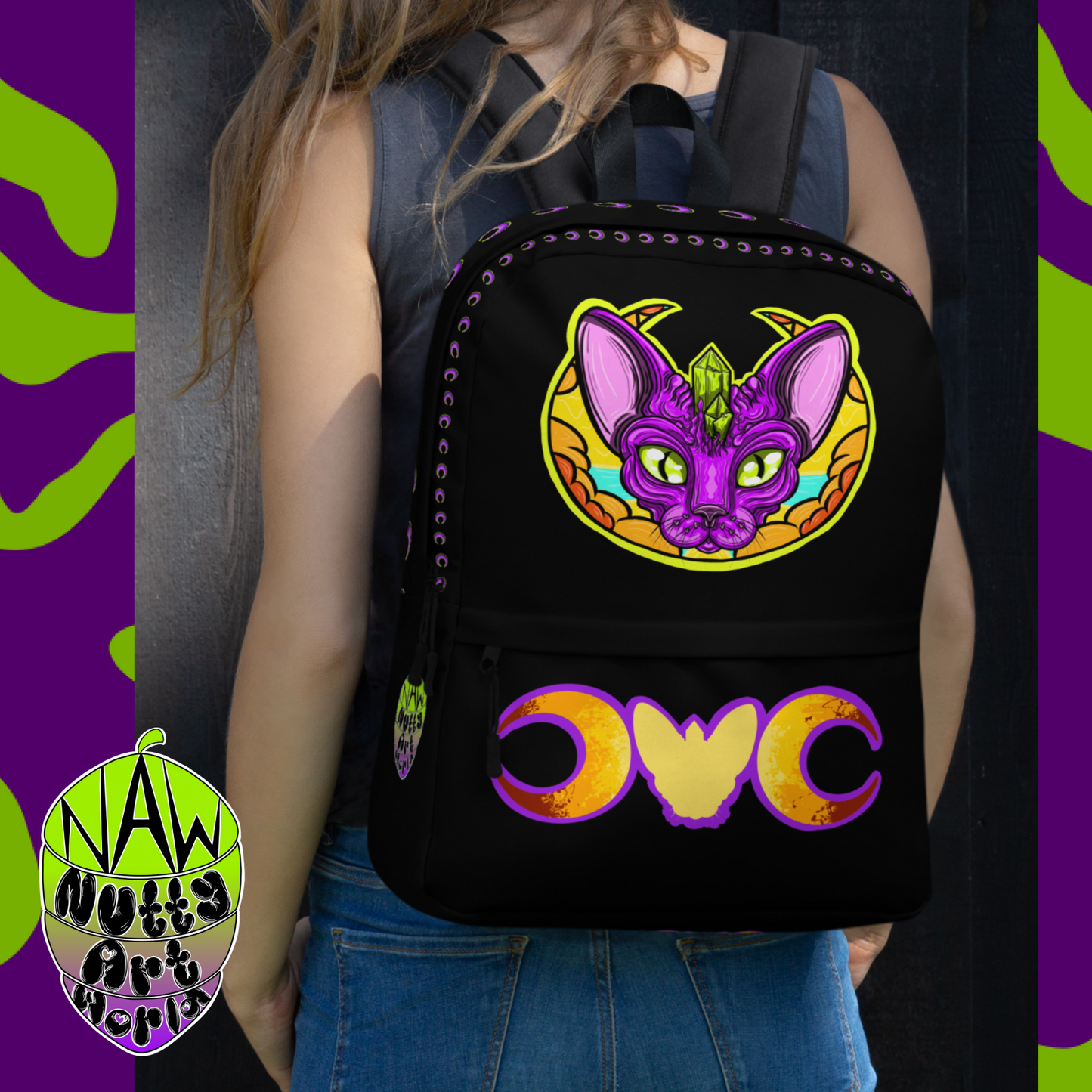 Crystal Kitty Backpack