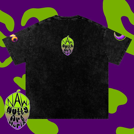 Crystal Kitty Oversized Cotton T-Shirt