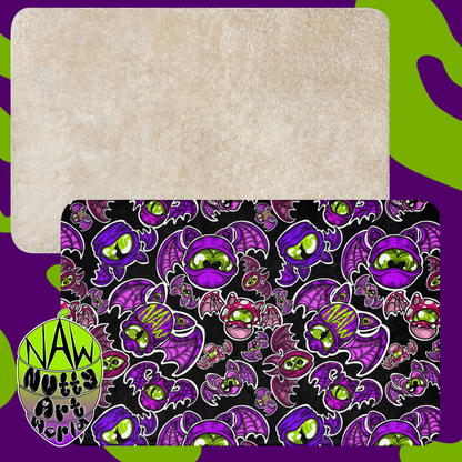 Batty Kitty's Sherpa blanket