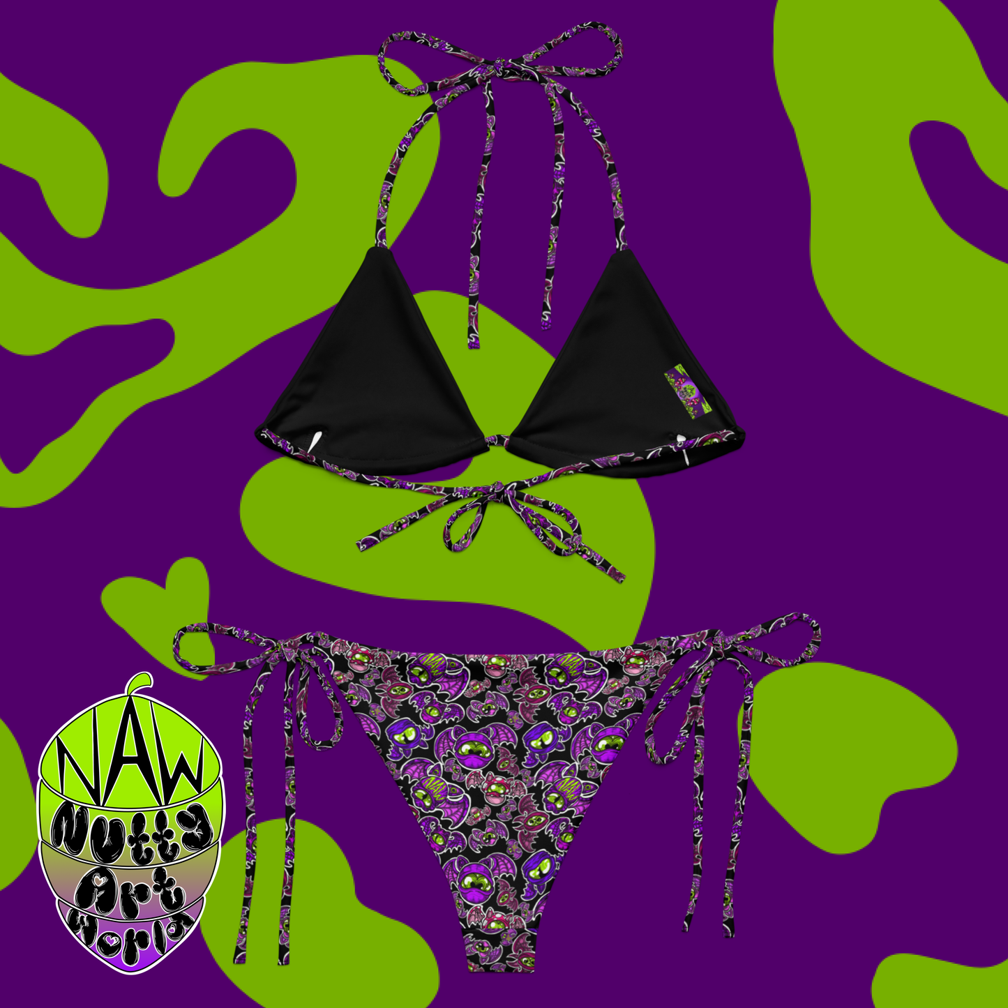 Batty Kitty's String Bikini