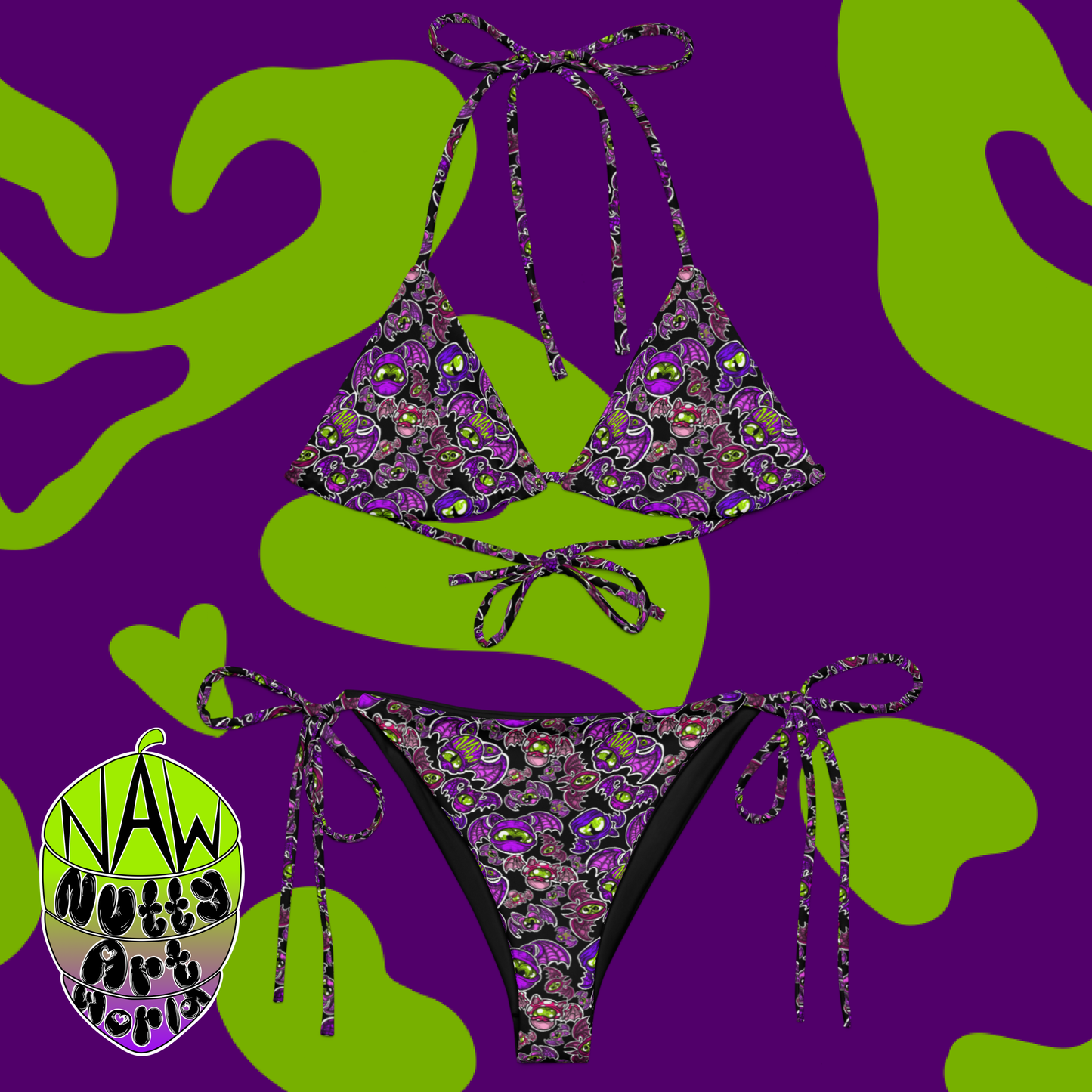 Batty Kitty's String Bikini