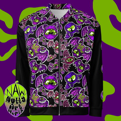 Batty Kittys Unisex Bomber Jacket