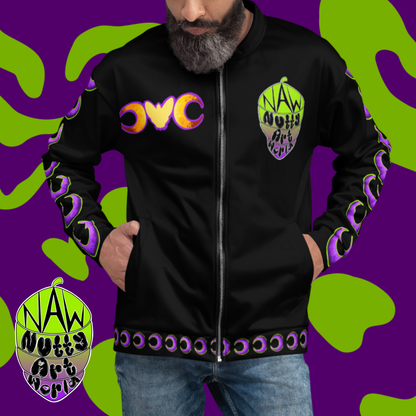 Crystal Kitty Unisex Bomber Jacket