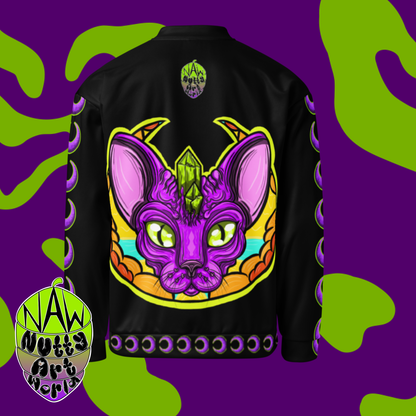 Crystal Kitty Unisex Bomber Jacket