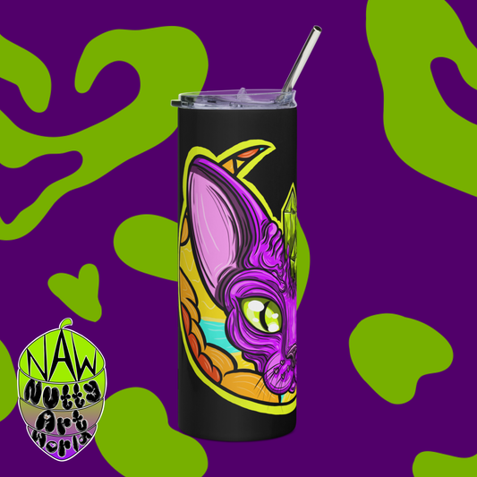 Crystal kitty's Stainless Steel Tumbler
