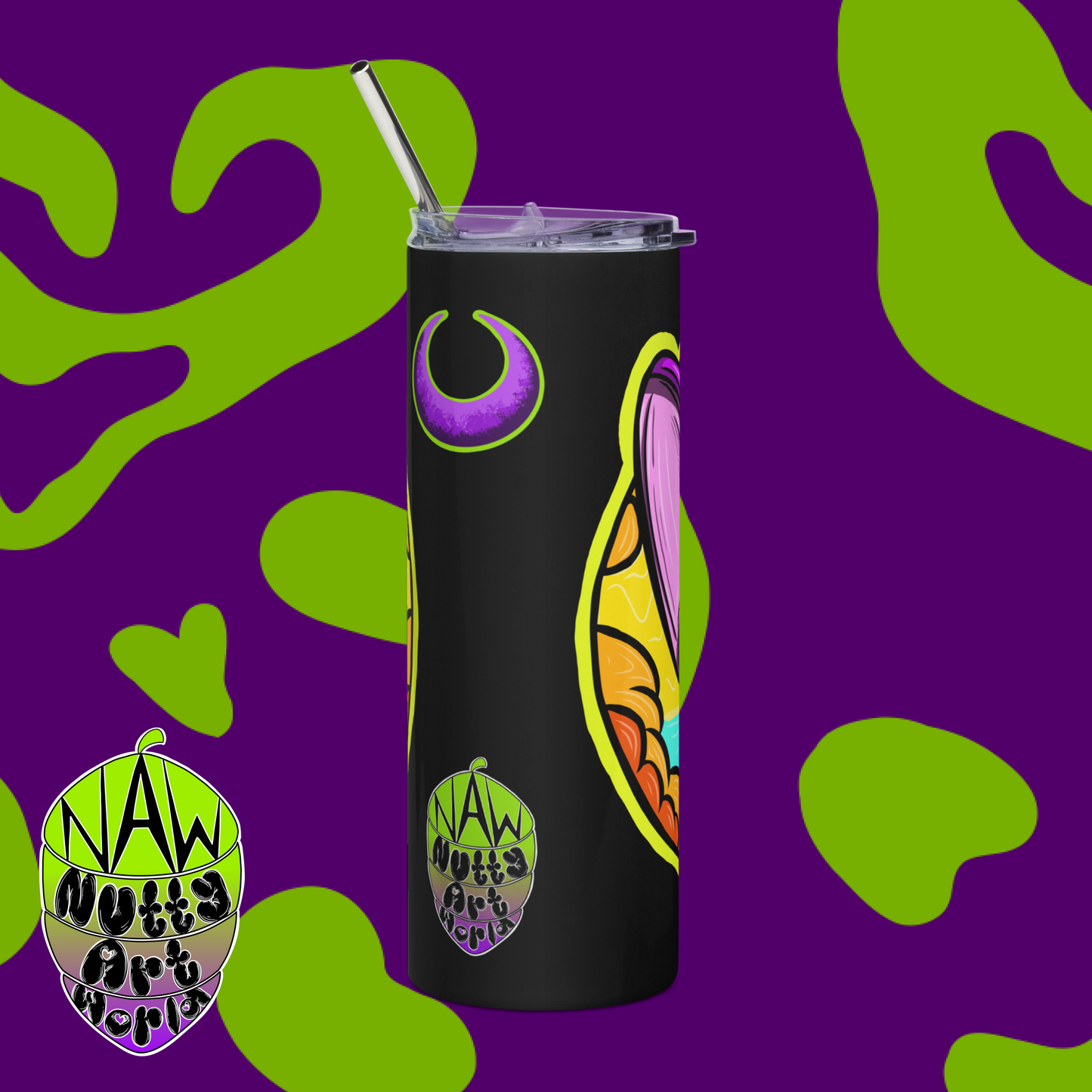 Crystal kitty's Stainless Steel Tumbler