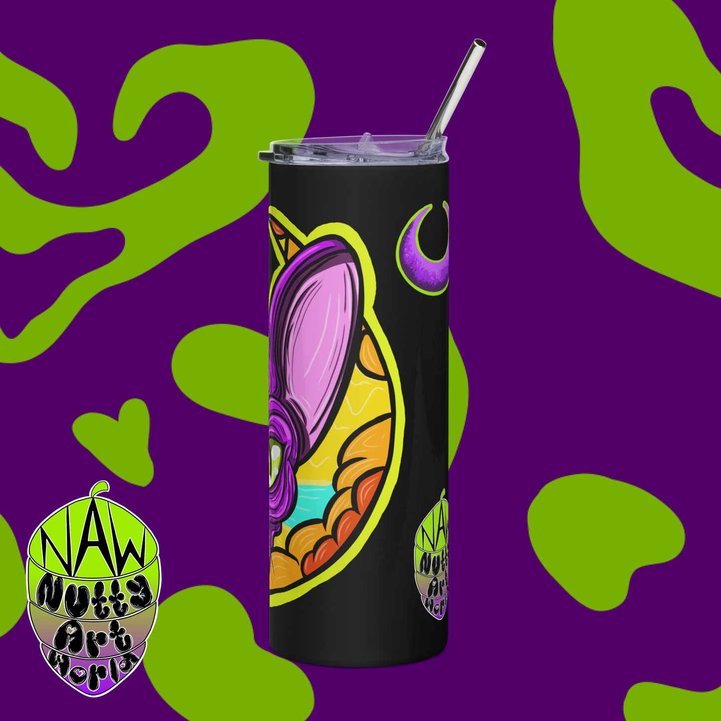 Crystal kitty's Stainless Steel Tumbler