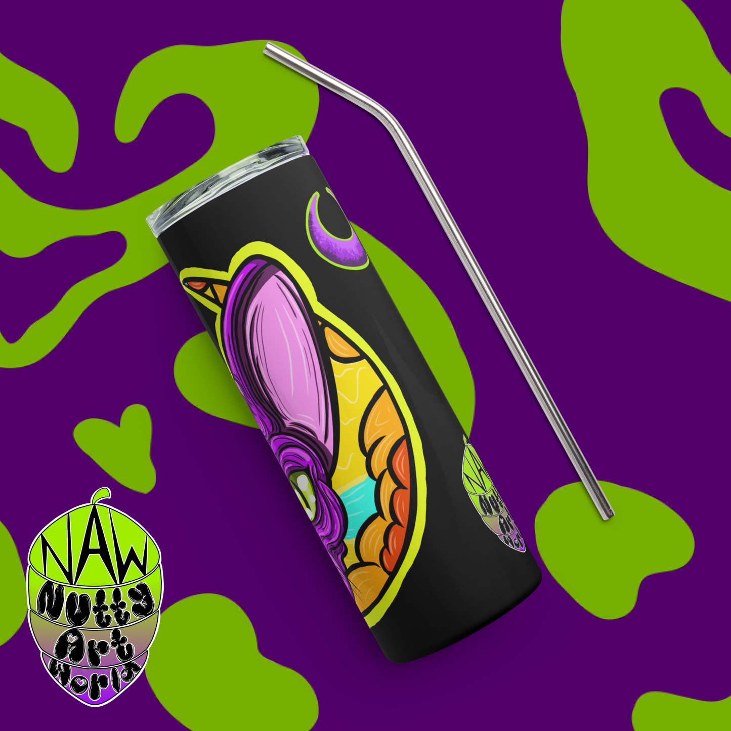 Crystal kitty's Stainless Steel Tumbler