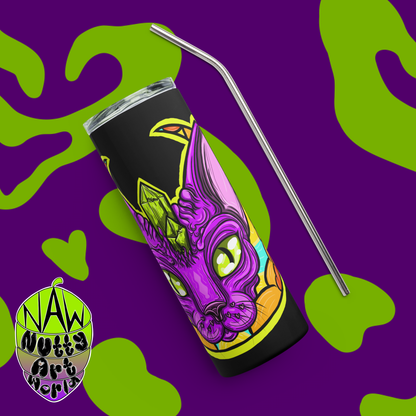 Crystal kitty's Stainless Steel Tumbler