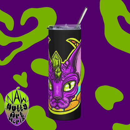 Crystal kitty's Stainless Steel Tumbler