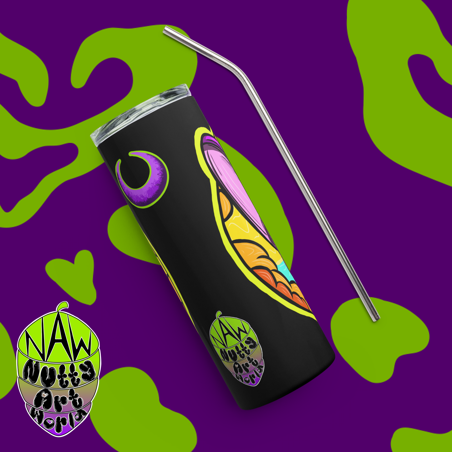 Crystal kitty's Stainless Steel Tumbler