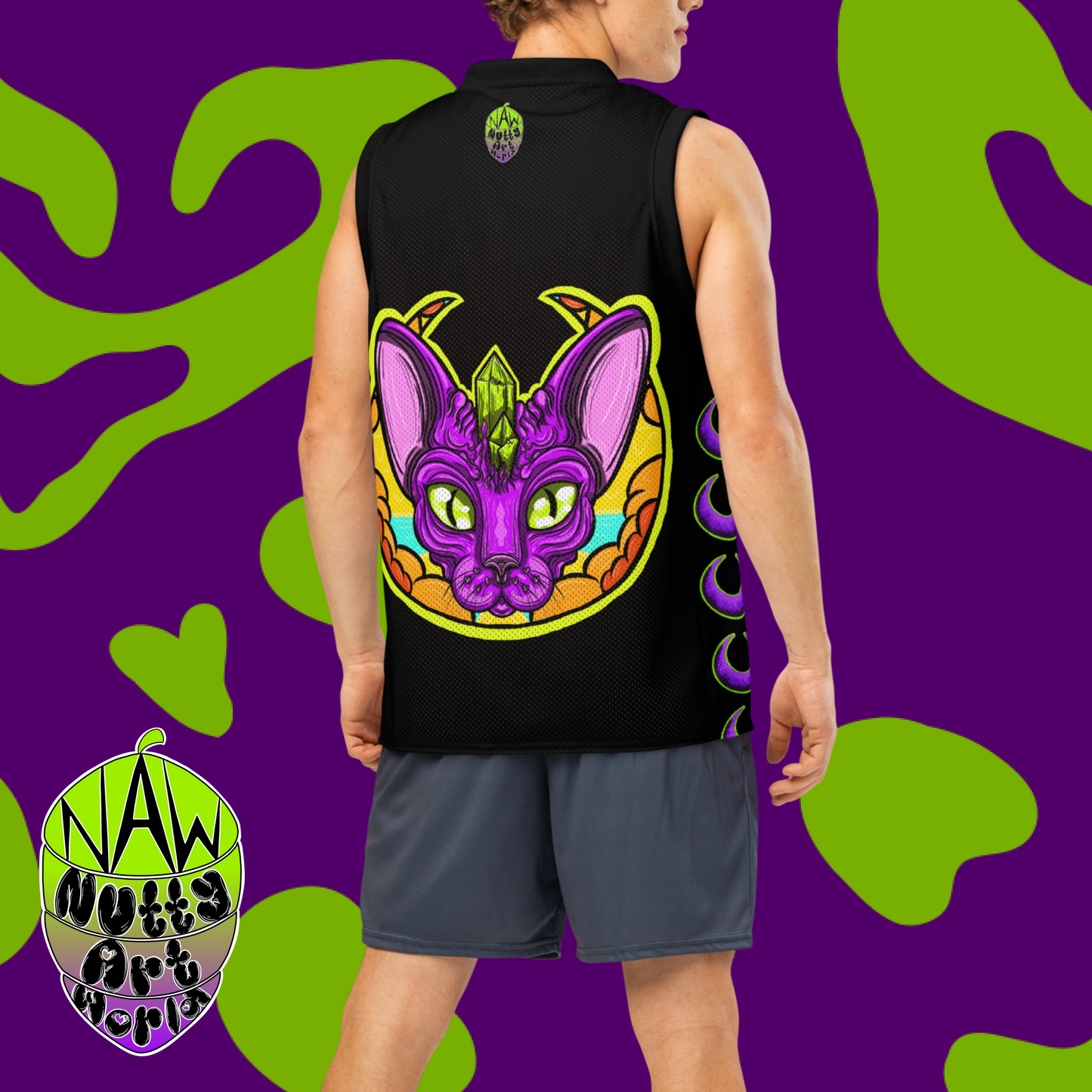Crystal Kitty Basketball Jersey