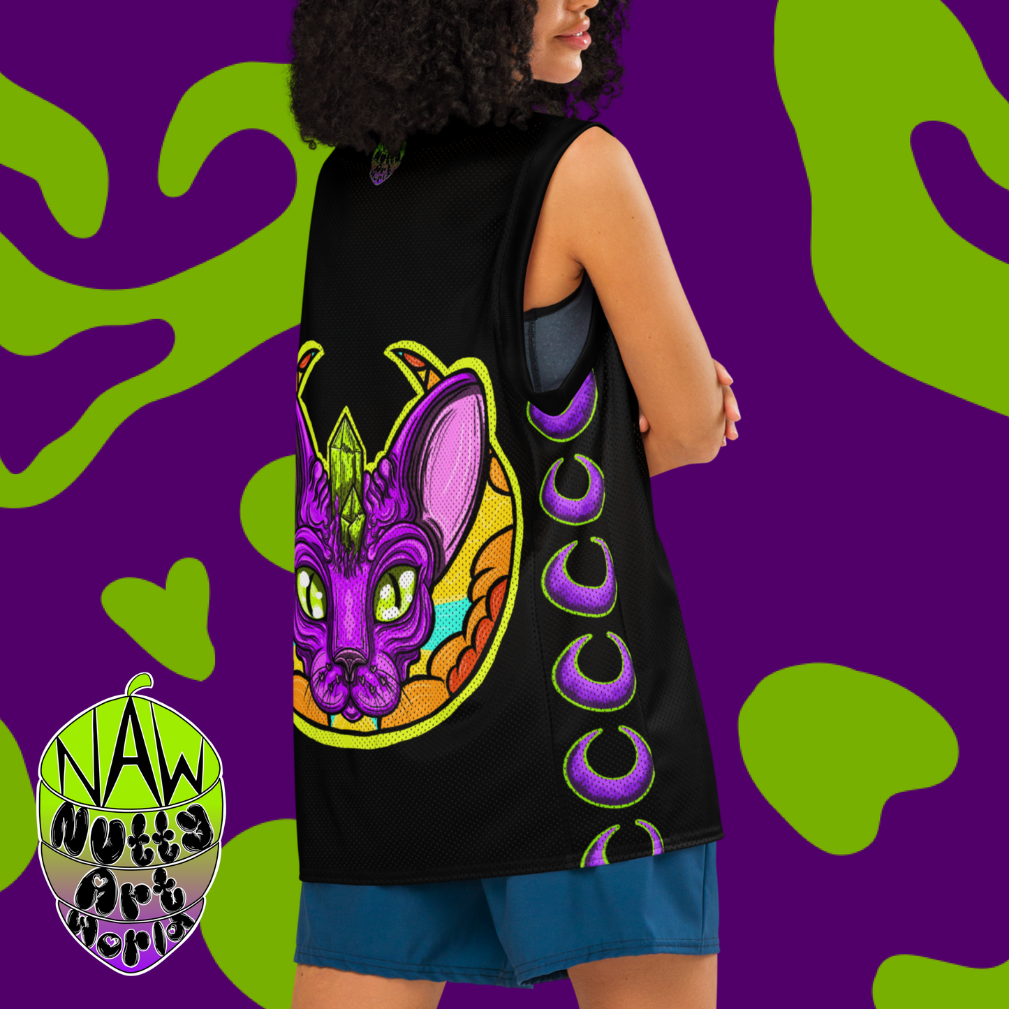 Crystal Kitty Basketball Jersey