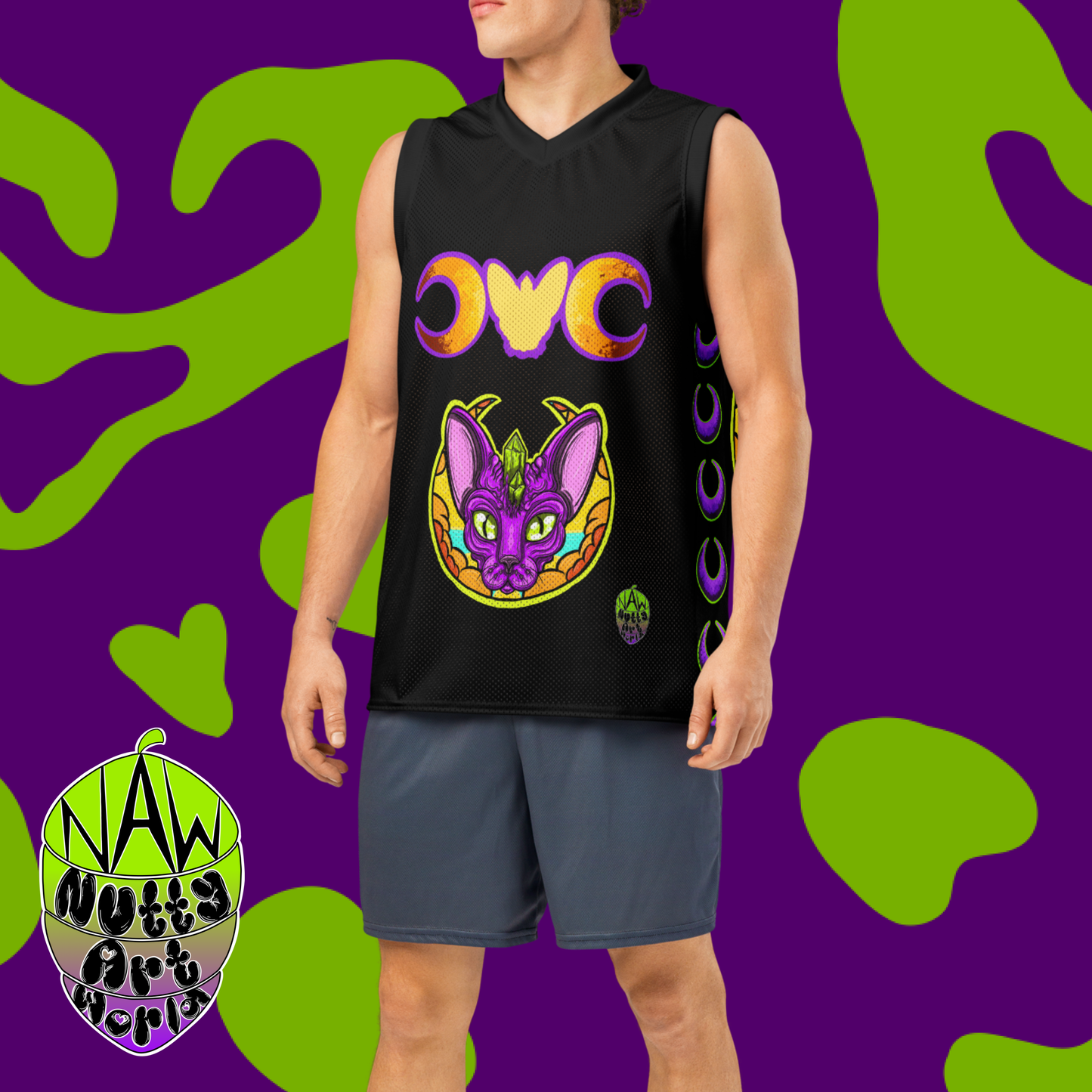 Crystal Kitty Basketball Jersey