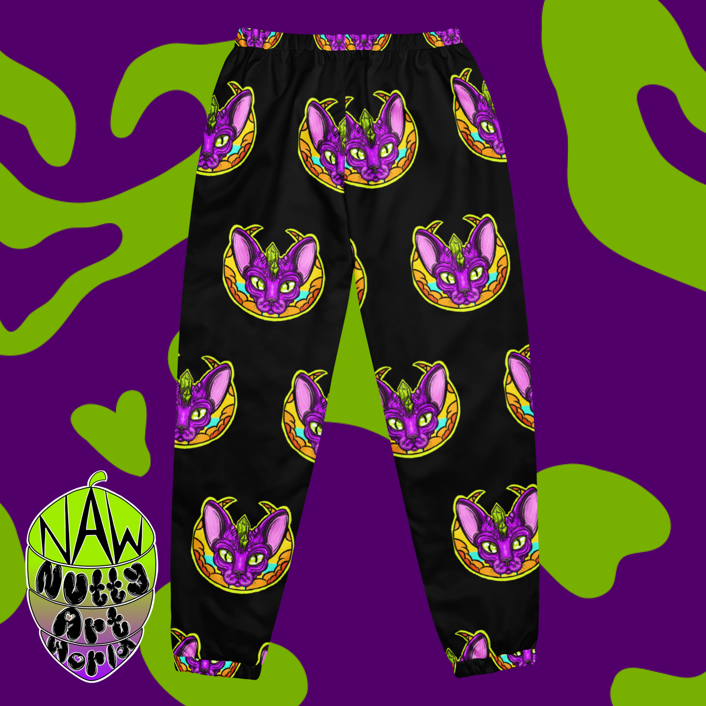 Crystal Kitty Unisex Track Pants