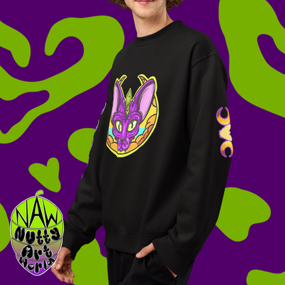 Crystal Kitty Oversized Heavyweight Sweatshirt