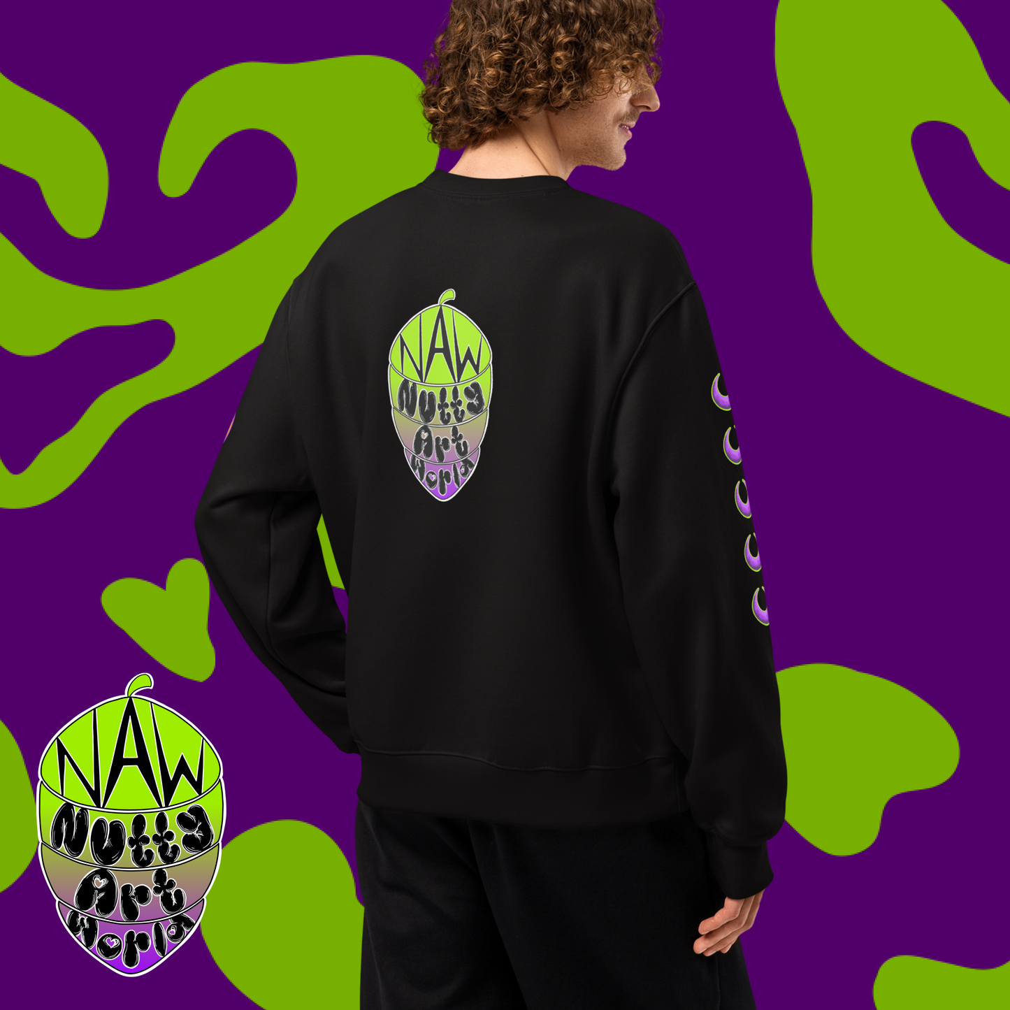 Crystal Kitty Oversized Heavyweight Sweatshirt