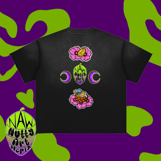 Happy Ramen Time Fade Edge T-Shirt