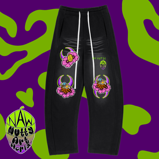 Happy Ramen Time Kitty Fleece Sweatpants