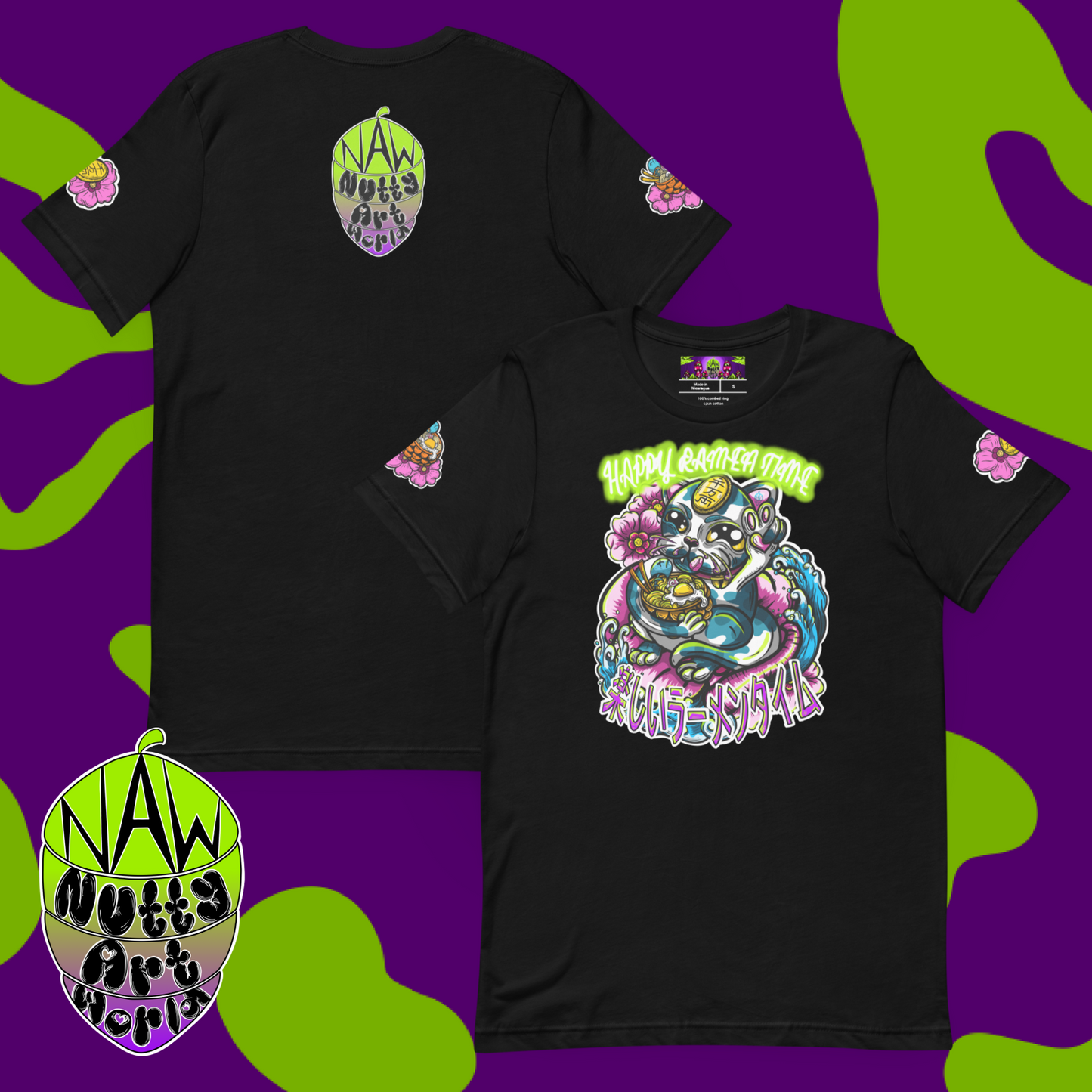 Happy  Ramen Time Unisex t-shirt