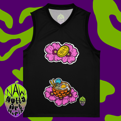 Happy Ramen Time! Premium basketball jersey